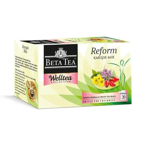 Karışık Çay 20 Adet - Beta Welltea Reform Collection