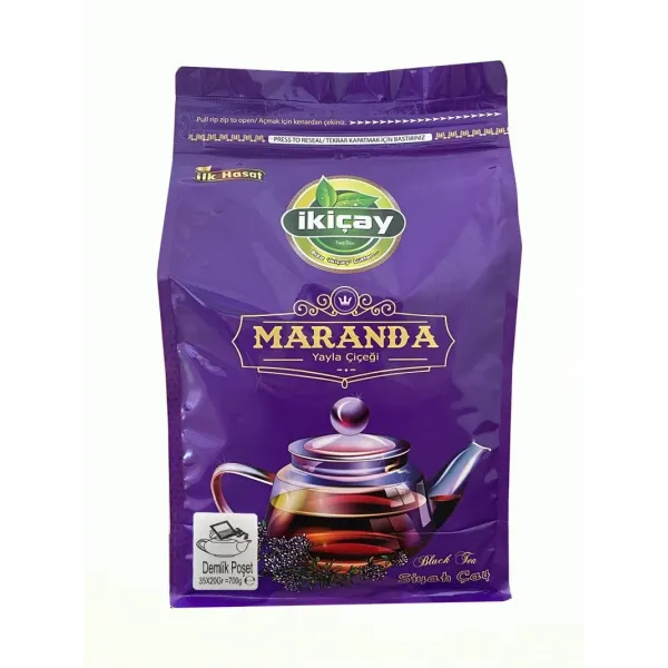 Demlik Poşet Maranda 700gr (Yayla Çayı Karışımlı Siyah Çay)
