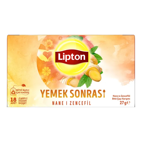Lipton Yemek Sonrası Nane & Zencefil 18'li